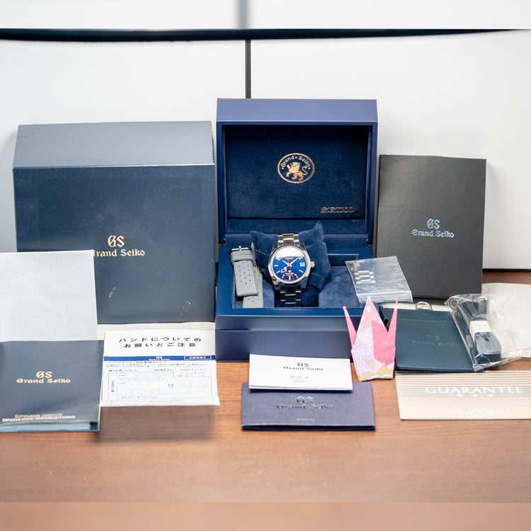 2014 Grand Seiko Spring Drive 'Self Dater' Limited Blue SBGA105