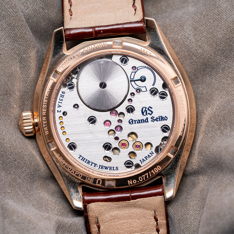 2023 Grand Seiko 18ct Rose Gold ‘Hana-ikada’ SBGY026G 38.5mm Limited