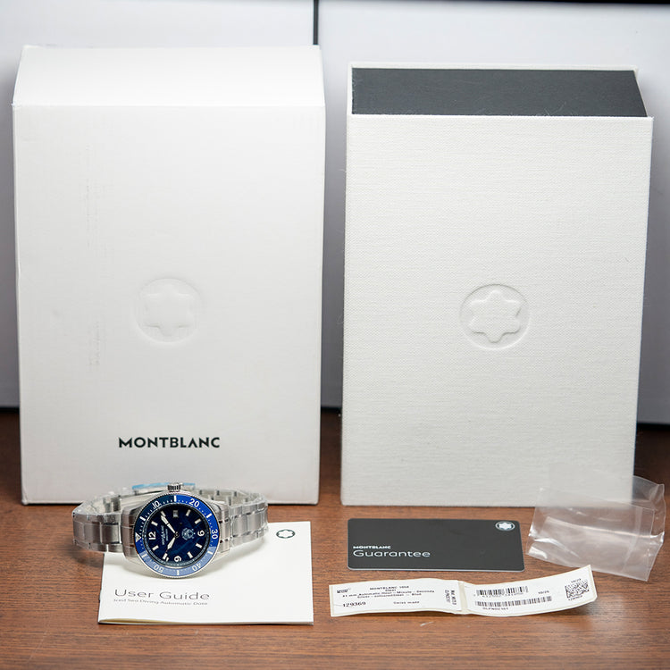 2025 Montblanc Iced Sea Automatic Blue 41mm 129369