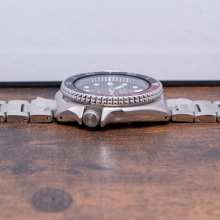 2022 Seiko 5 Sports "Pepsi" on Bracelet SRPD53K1