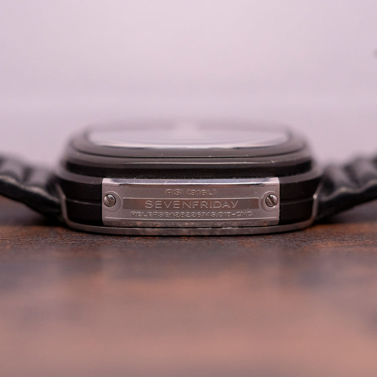 2010s SevenFriday M2/01 "Jump Hour" Black Automatic