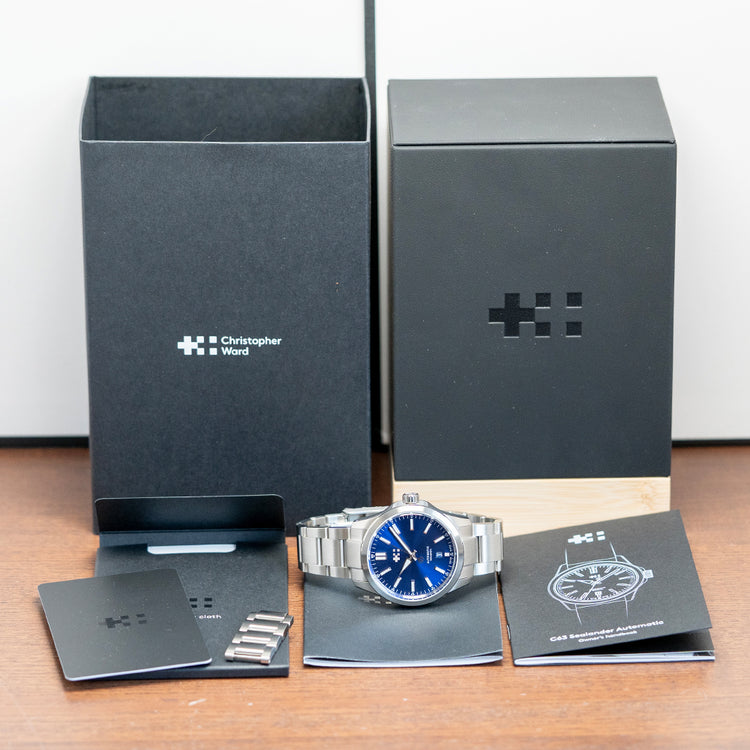 2026 Christopher Ward C63 Sealander Kingfisher Blue 39mm