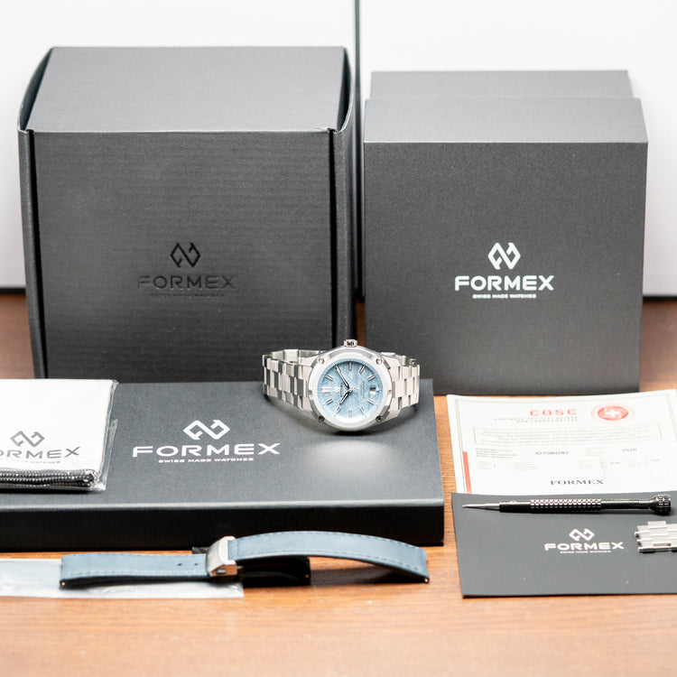 2025 Formex Essence ThirtyNine Auto "Space Glacier" on Bracelet