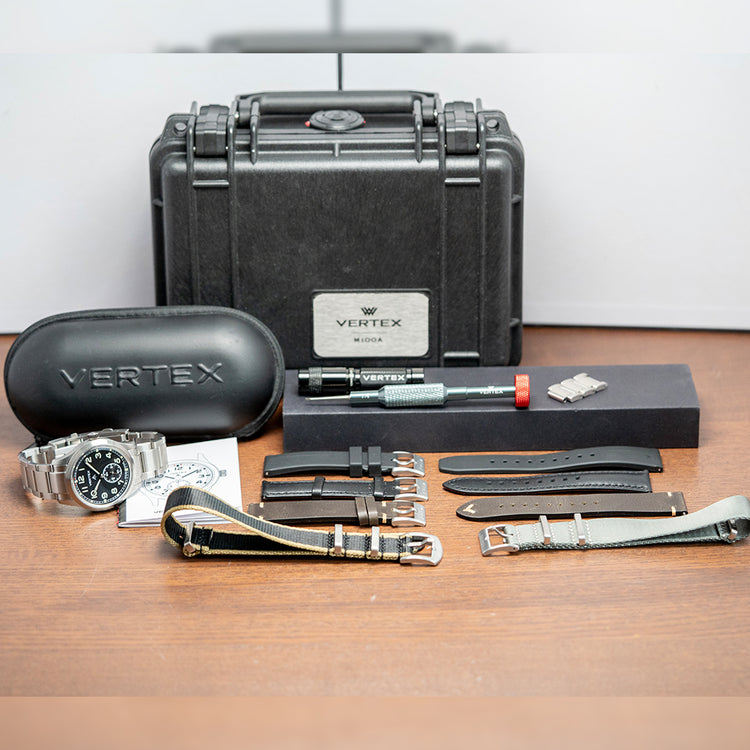 2024 Vertex M100A Automatic 40mm on Bracelet + Straps