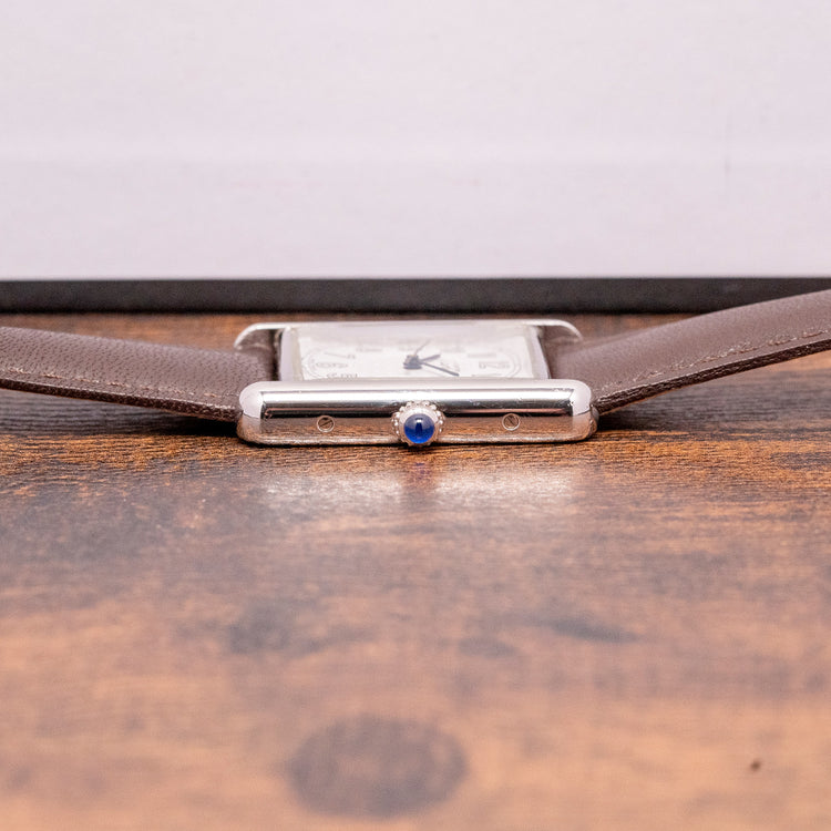 2000s Cartier Tank Must de Cartier 925 Silver 25x33mm 2414