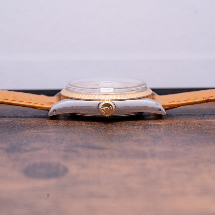 1985 Rolex Datejust 36mm Steel & Gold Linen Dial 16013