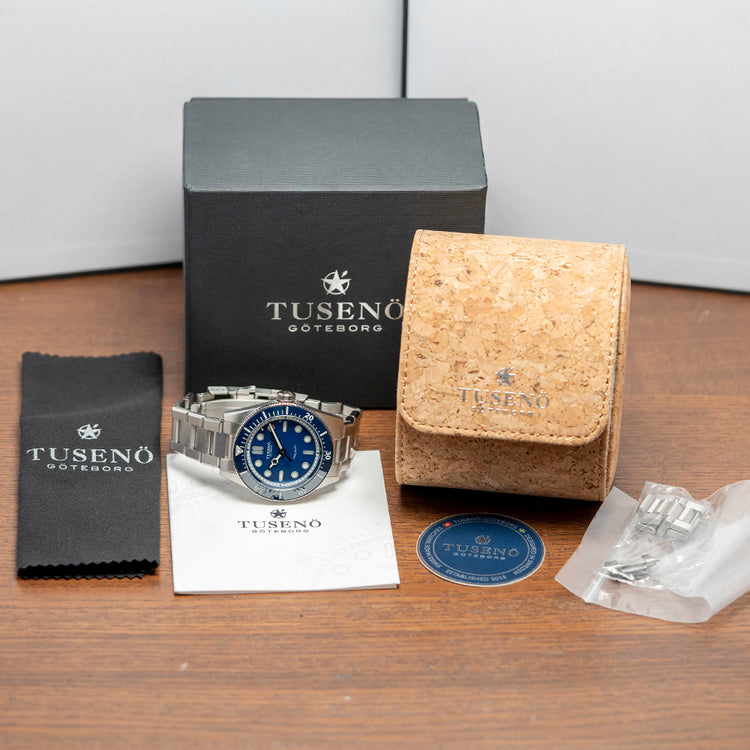 2024 Tuseno Shellback V2 Blue No-Date Automatic 40mm