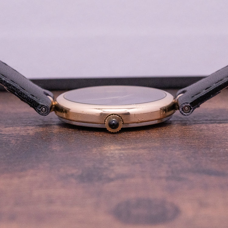 1980s Movado/Zenith Gold-Plated Manually Wound