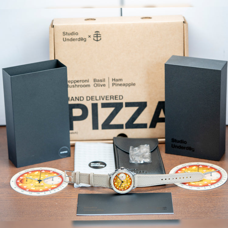 2024 Studio Underd0g Series 1 Ham & Pineapple Pizza Watch