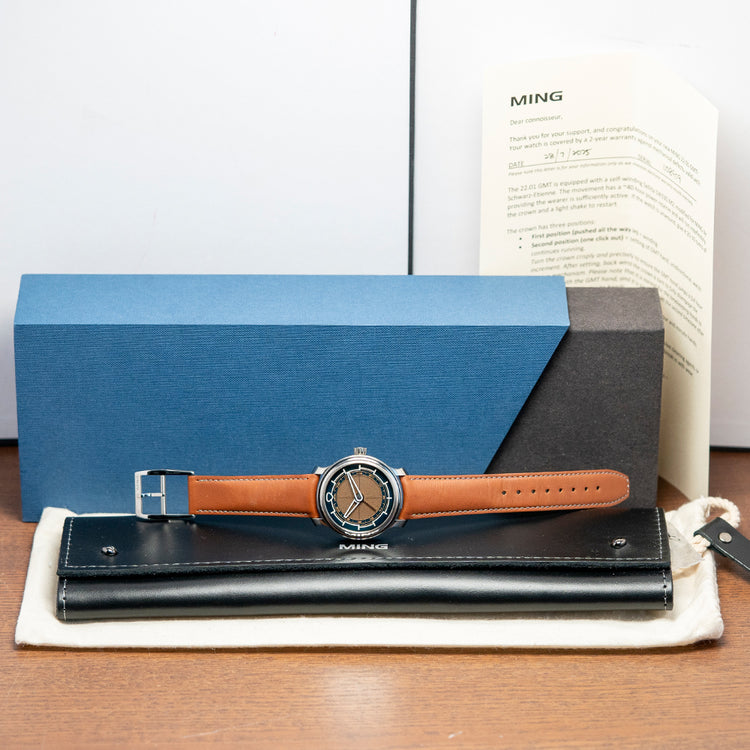 2023 Ming 22.01 GMT GILT Automatic 38mm Titanium