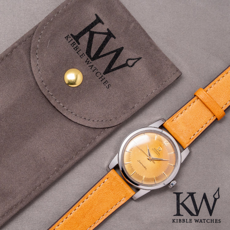 1956 Omega Seamaster Automatic 34mm Patina Dial 2846
