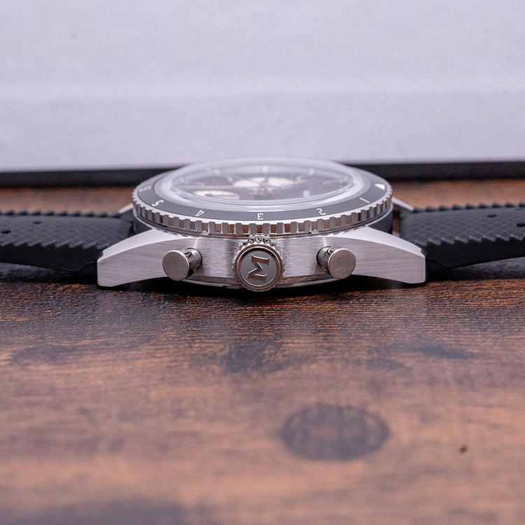 2024 Maen Skymaster 38 Chronograph Black Manual