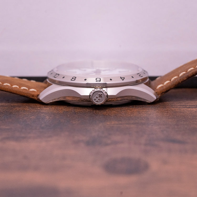 2022 Christopher Ward C63 Sealander GMT White on Strap