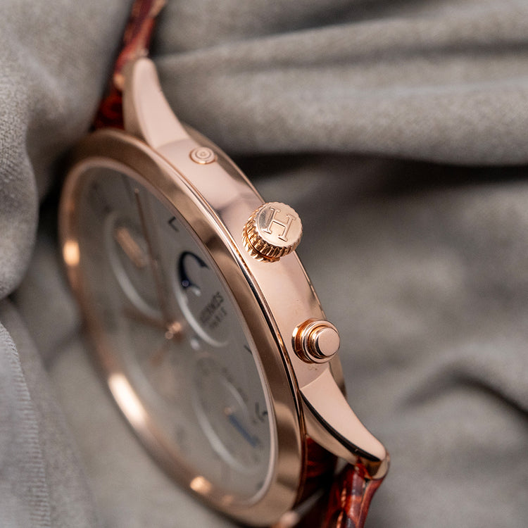 2016 Hermès Slim d'Hermès Quantieme Perpetuel Rose Gold CA3.870
