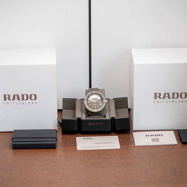 2022 Rado Captain Cook Olive-Green Ceramic Diver 43mm