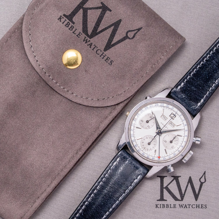 1950s Gallet Multichron Calendar Chronograph Valjoux 72C 35mm