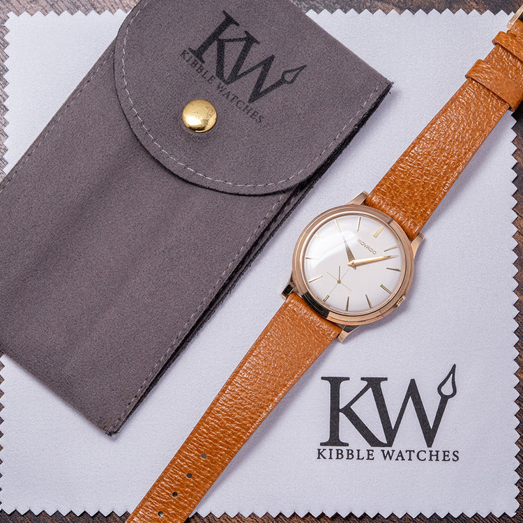 1958 Movado 'Calatrava' 9ct Gold Unpolished Case 34.5mm