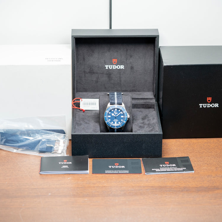 2022 Stickered Tudor Pelagos FXD Blue MN22 42mm 25707B/22