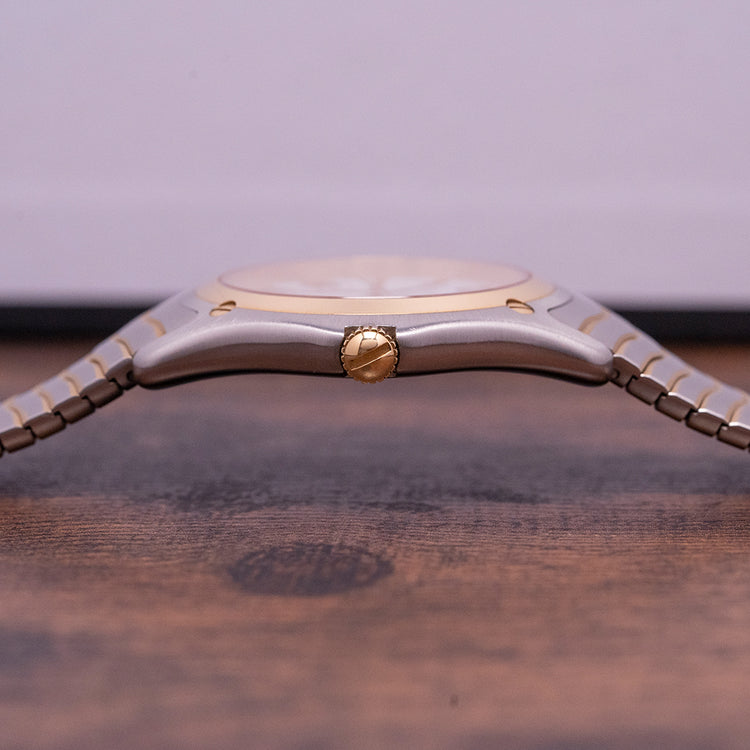 2000s Ebel Classic Wave Quartz 37mm Steel & Gold 1255F41.1