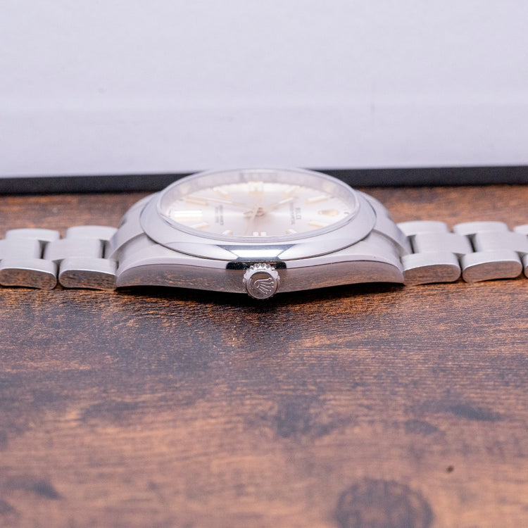 2022 Rolex Oyster Perpetual 41mm Silver Dial 124300