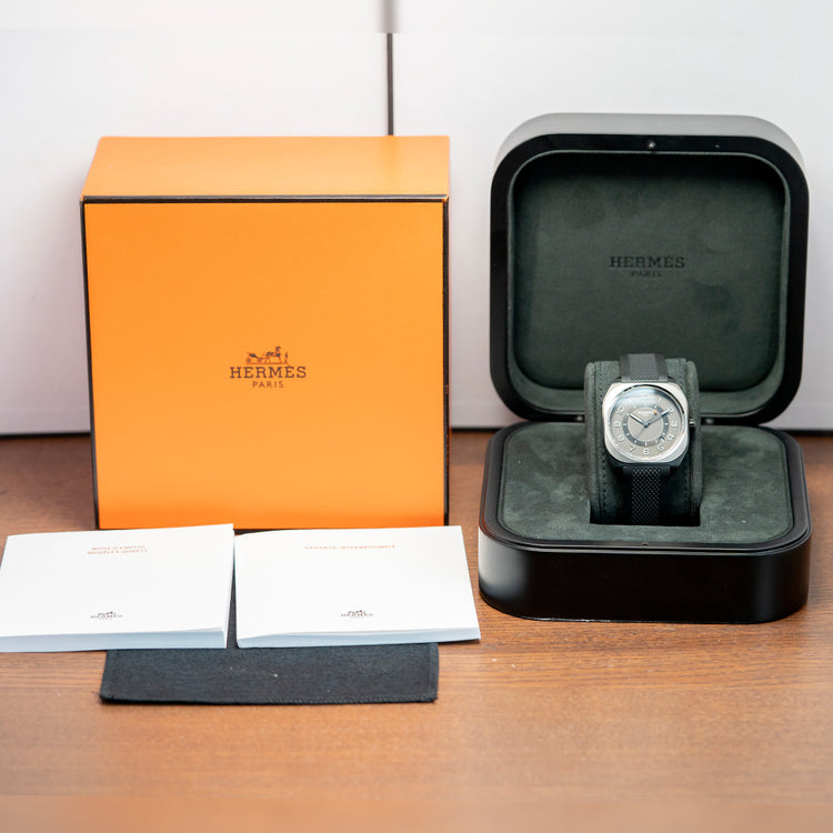 Like-New 2023 Hermès H08 Titanium Black Automatic