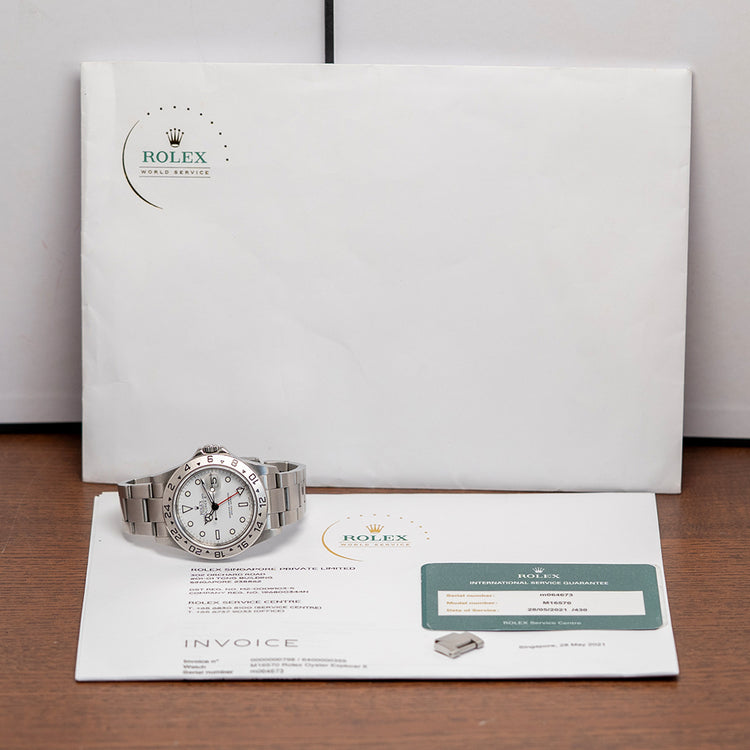 2007/08 Rolex Explorer II Polar White Dial 40mm SEL 16570