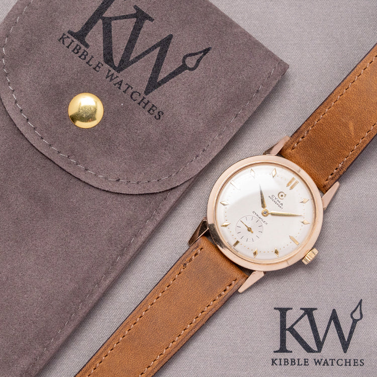 1954 CYMA 'Watersport - Cymaflex' 9ct Gold Cal. R458 32.5mm