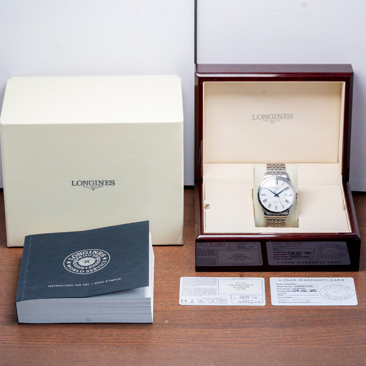2020 Longines Record Automatic Date 40mm L2.821.4.11.6