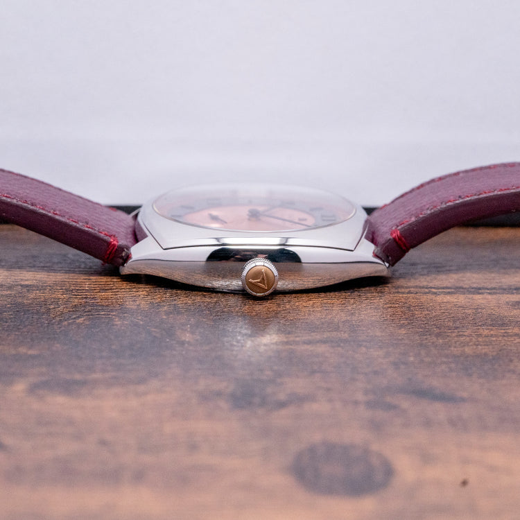 2022 Farer Durham Cushion Case Salmon Dial 38.5mm