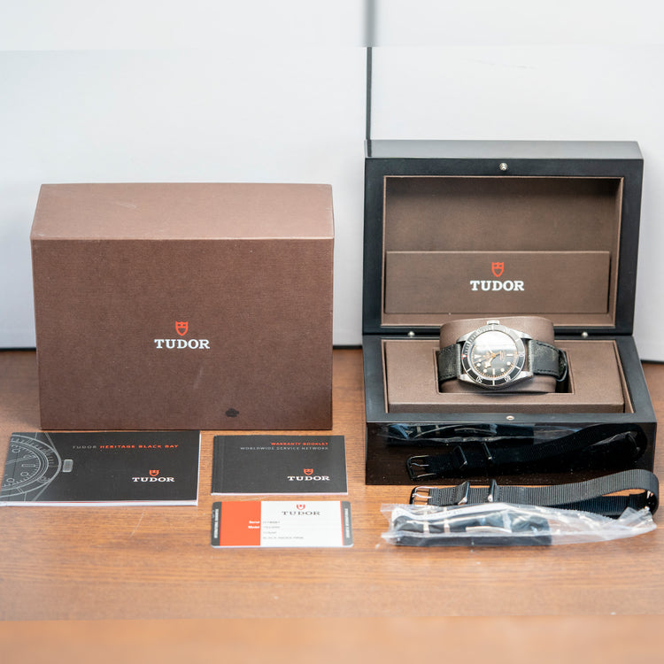 2018 Tudor Black Bay Black 41mm ETA 'Smiley' 79220N