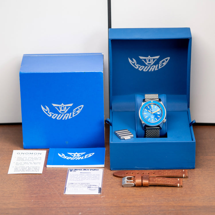 2018 Squale Matic 60 Blu Puro Gnomon Special Edition 44mm