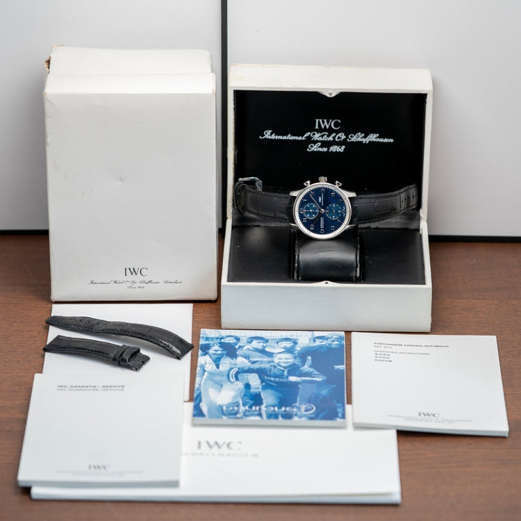 2007 IWC Portuguese Chronograph 'Laureus' Limited 41mm IW371432
