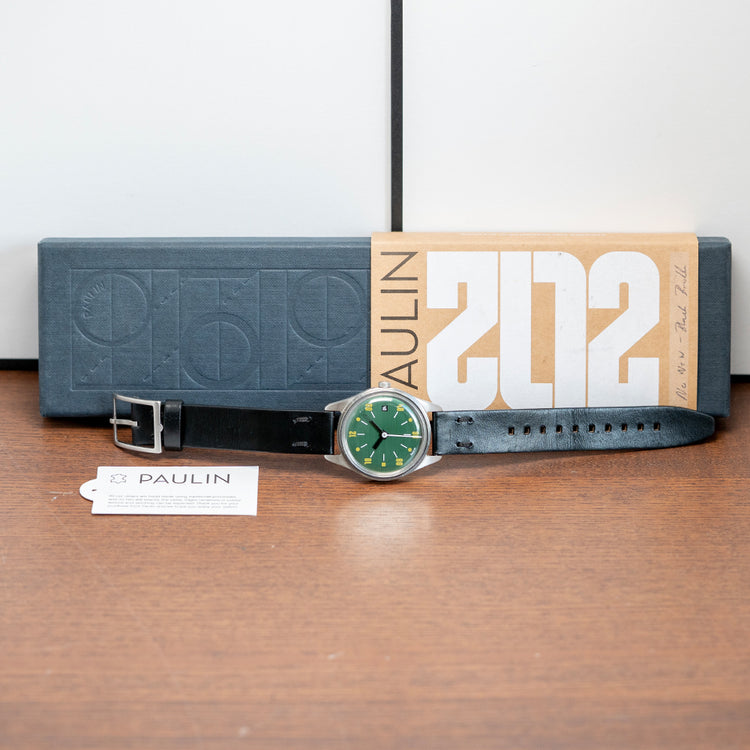 2020s Paulin Neo Windup Watch Shop Exclusive Green Auto 38mm