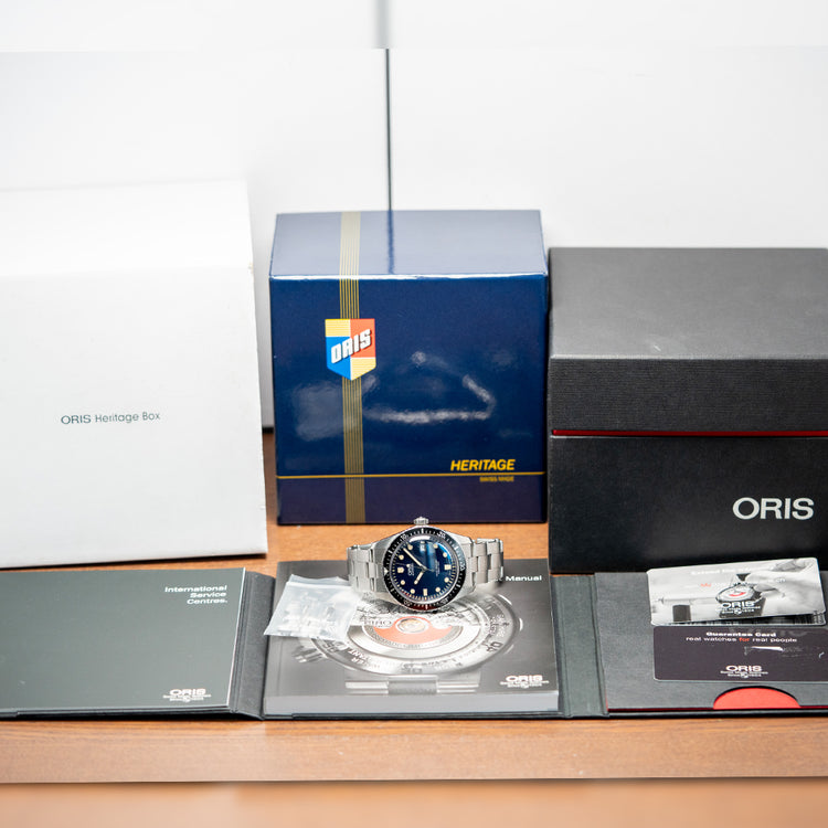 2016 Oris Diver 65 Navy Blue Automatic 42mm on Bracelet