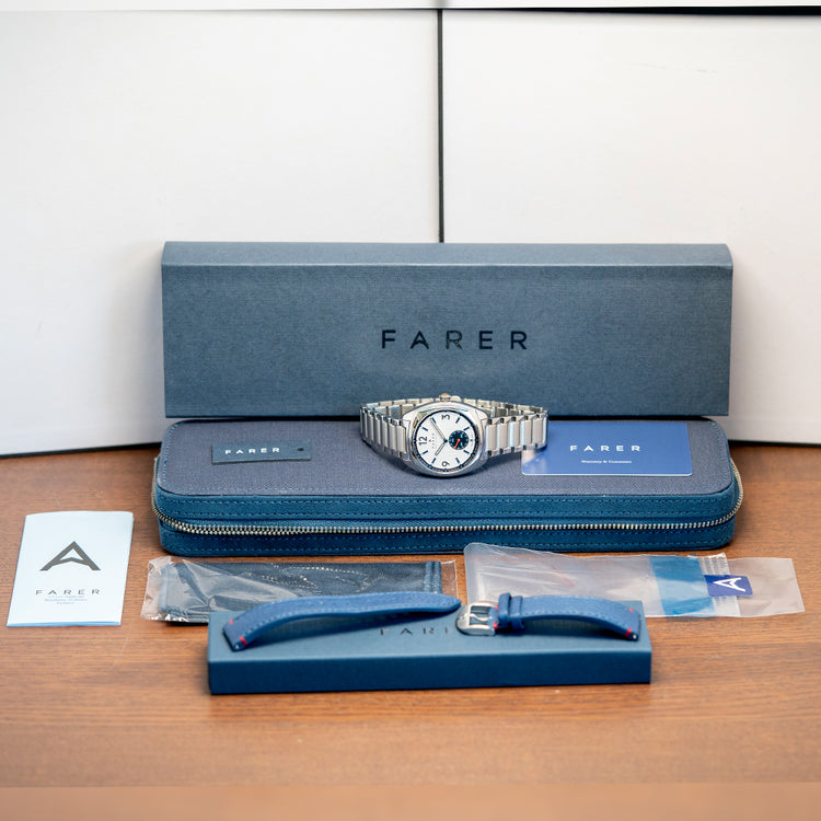 2022 Farer Stanhope II Cushion Case on Bracelet 38.5mm