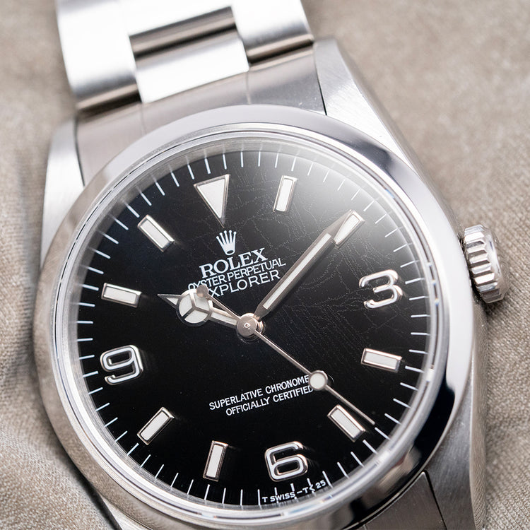1991 Rolex Explorer I 36mm Tritium 'Frozen Dial' 14270
