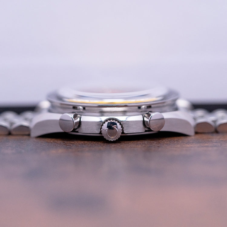 1998 Omega Speedmaster Reduced "Schumacher" Yellow Box & Papers 3510.12.00