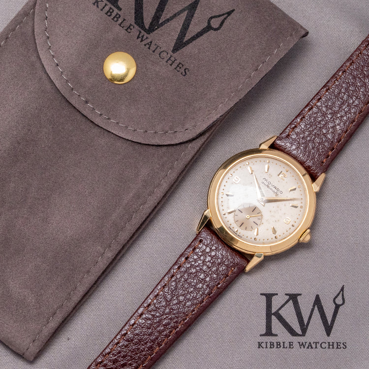 1950s Movado 18ct Gold "Calatrava" Bumper Automatic 32mm