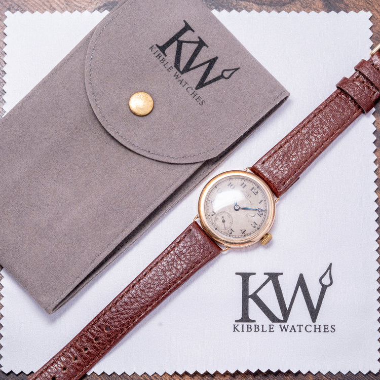 1923 Omega Pink Gold-Plated 31mm Manually Wound 26.5 S.O.B