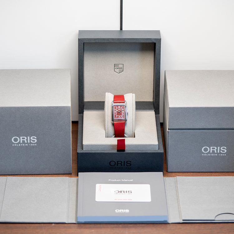 2023 Oris Rectangular Bordeaux Automatic 25.5 x 38mm ‘Tank’
