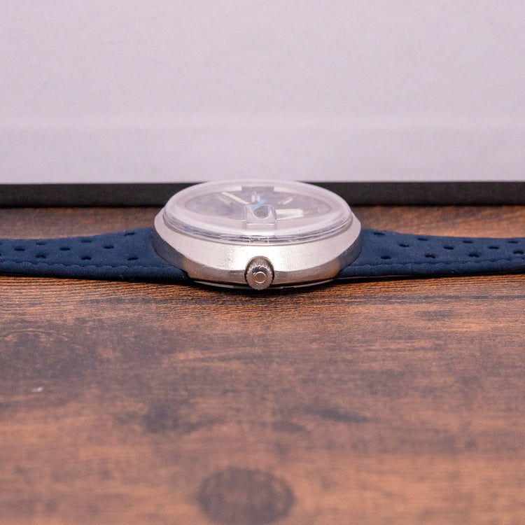 1969 Omega Dynamic Day Date Automatic Blue Racing 166.079