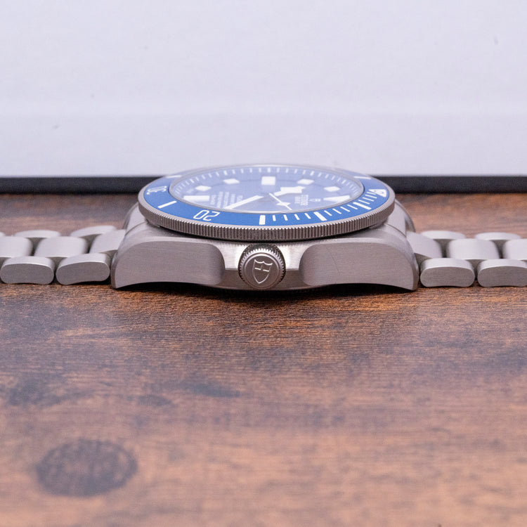 2022 Tudor Pelagos Blue Titanium on Bracelet 25600TB