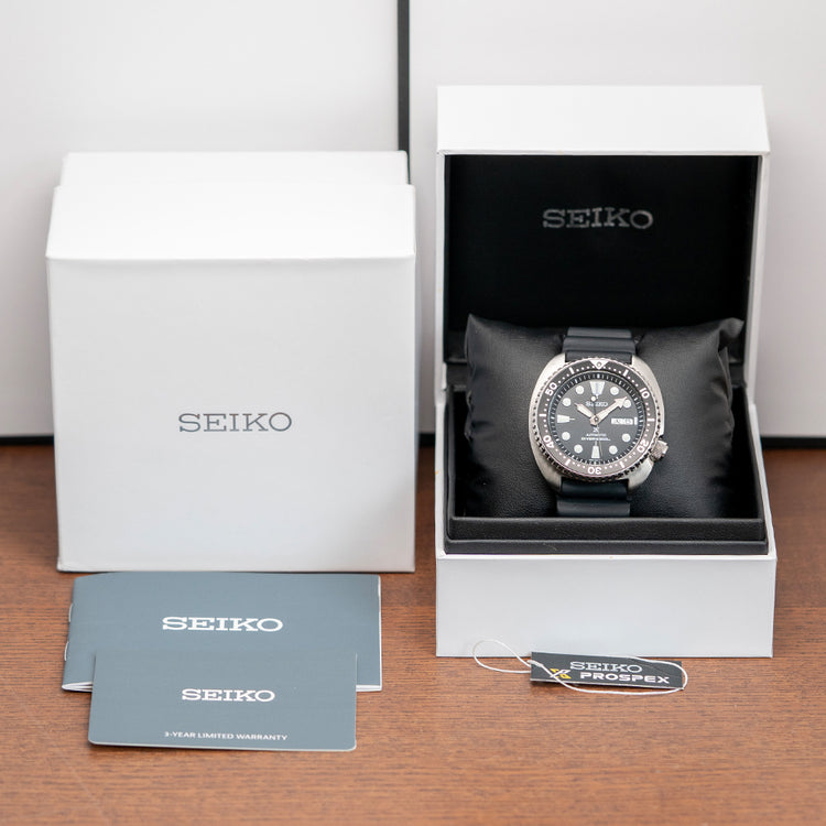 2025 Seiko Prospex Turtle Black 45mm 'Kanji' Day SRPE93K1