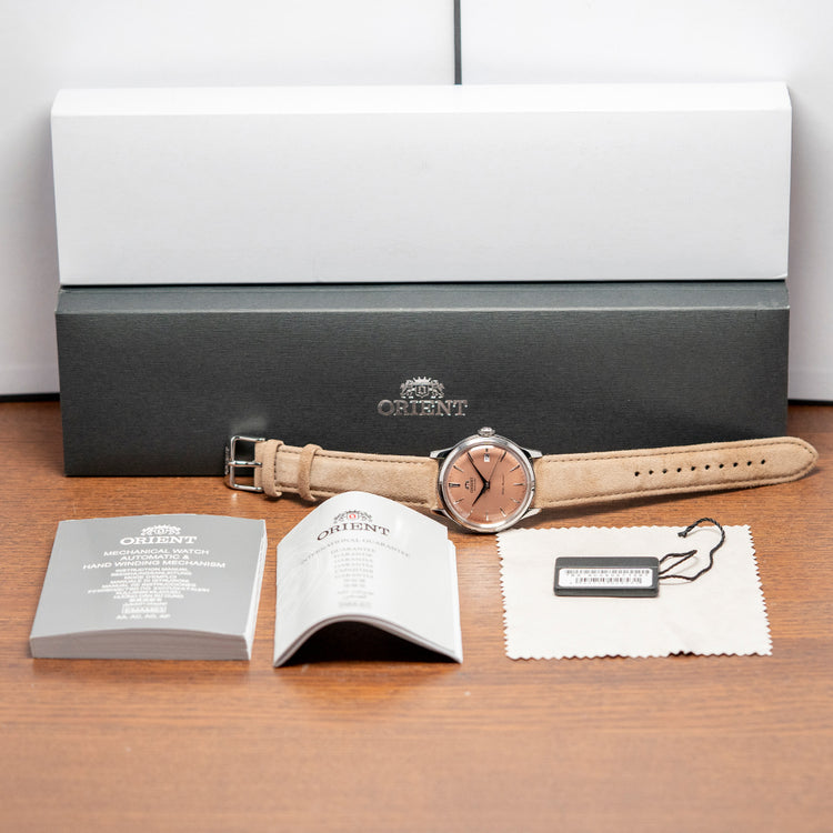 2024 Orient Bambino 'Version 7' Salmon Limited Edition 38.5mm