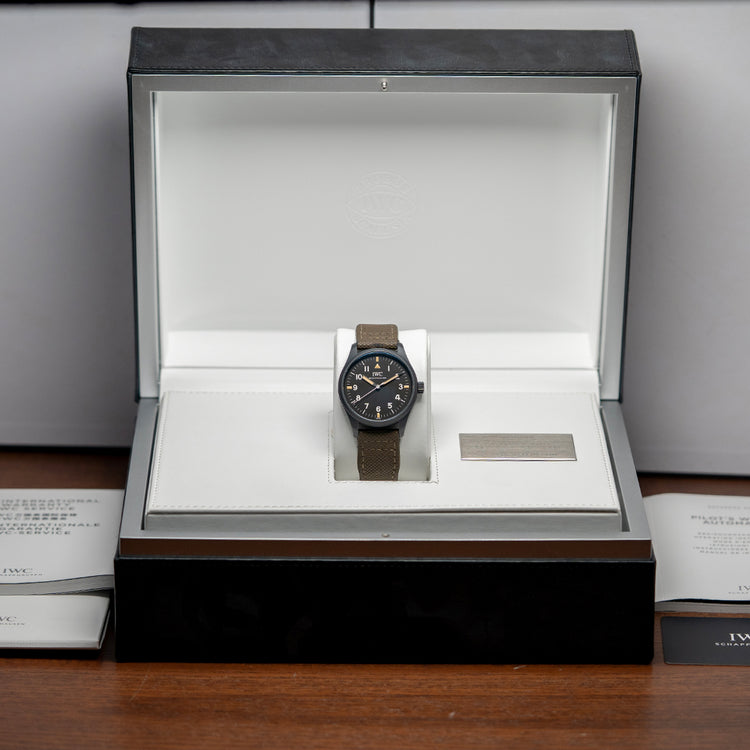 2019 IWC Pilot's Watch Mark XVIII Edition "Hodinkee" Black 39mm