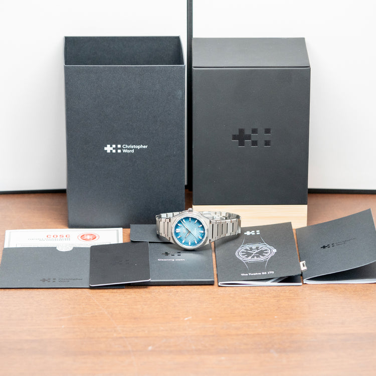 2025 Christopher Ward Twelve Titanium Cosmic Blue 36mm