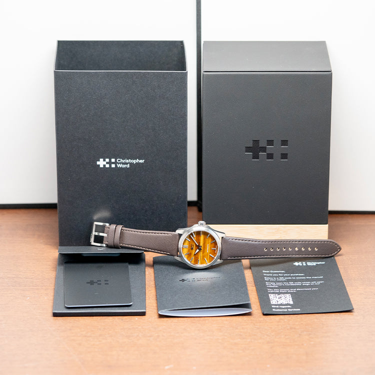 2026 Christopher Ward C63 Sealander 36mm Tiger’s Eye