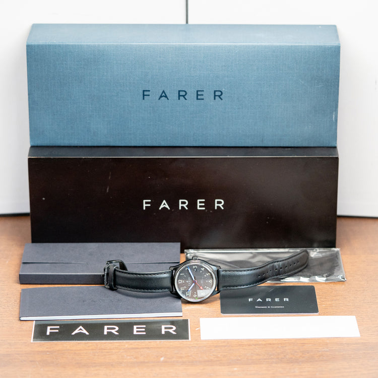 2018 Farer Ponting Black GMT Limited Edition 39.5mm