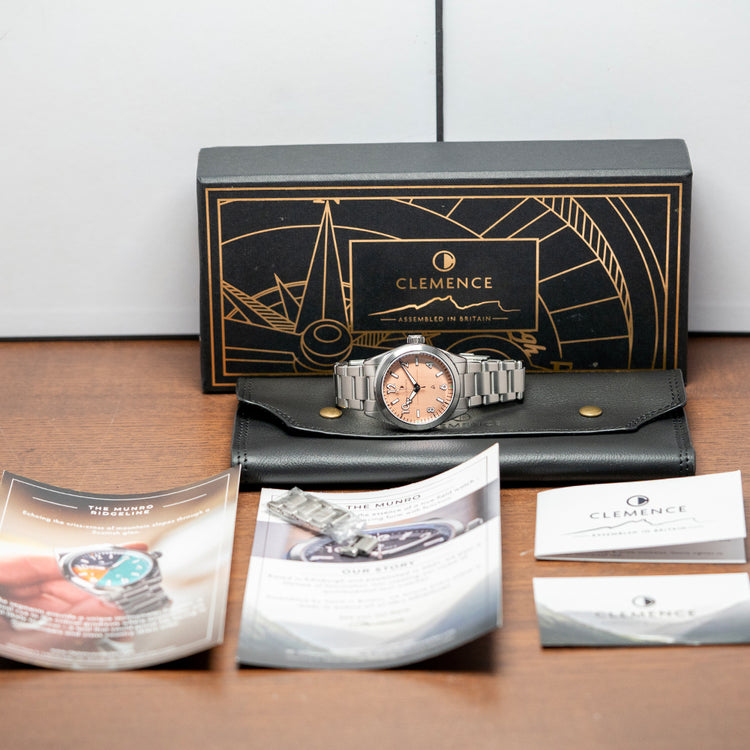 2025 Clemence Munro Tay Salmon Automatic 37.5mm