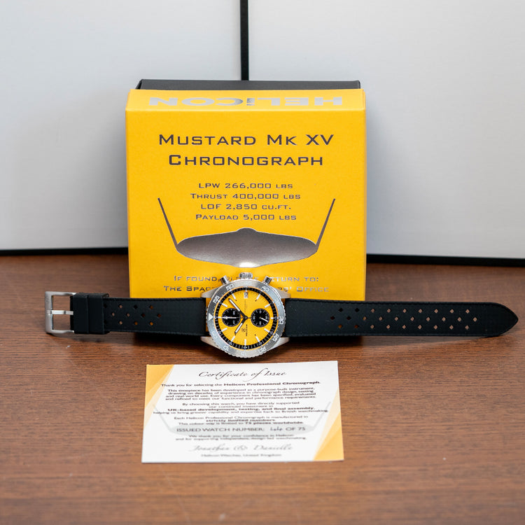 2026 Helicon Professional Chronograph Ion Yellow 41mm